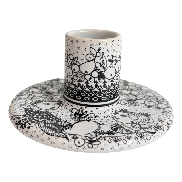 Vintage Candleholder by Björn Wiinblad for Rosenthal Studio Line, Germany, 1979 For Sale
