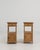 19th Century Pair Of Oak Side Tables With Marble Tops For Sale - Image 5 of 9