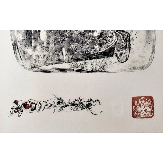 Late 20th Century Hoi Lebadang, Horses #V, c.1974 For Sale - Image 5 of 9