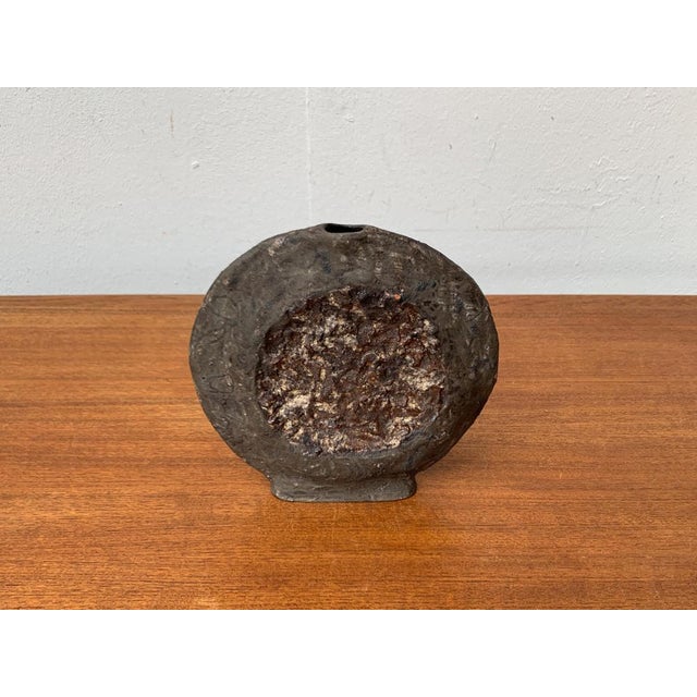 Vintage German Studio Pottery Vase, 1984 For Sale - Image 17 of 18