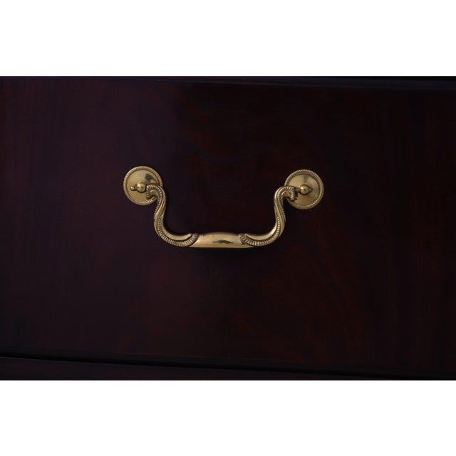 Thomasville 2 Door Mahogany Bedroom Armoire Chest For Sale - Image 9 of 18