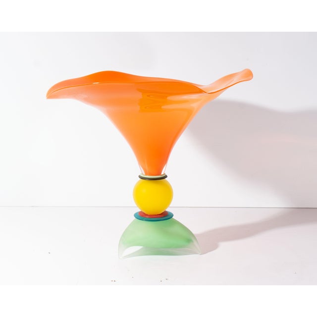 Stephan Cox 2005 Postmodern Art Glass Vase For Sale In Indianapolis - Image 6 of 6