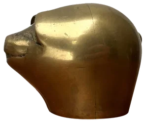 Vintage Brass Pig Figurine from Gallo, 1970s