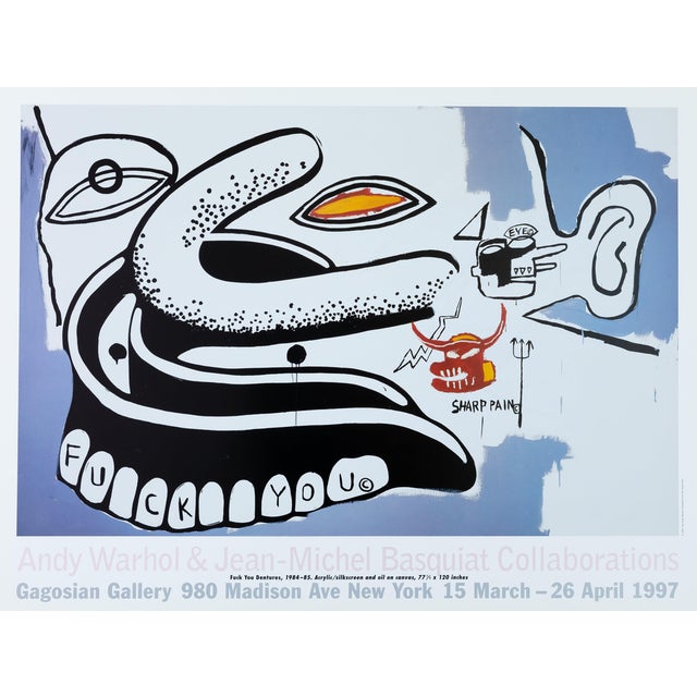 F\.\. You Poster after Andy Warhol For Sale