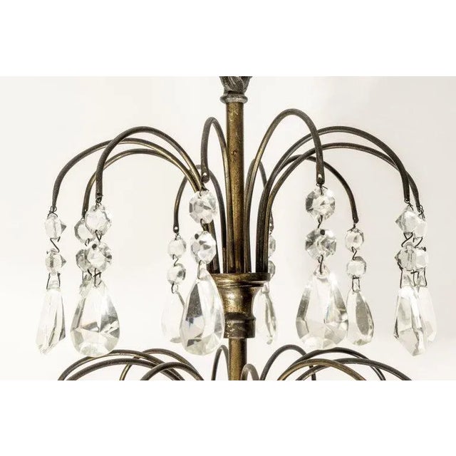 Maison Jansen Attrib "Fountain" Chandelier Art Deco For Sale In Miami - Image 6 of 13