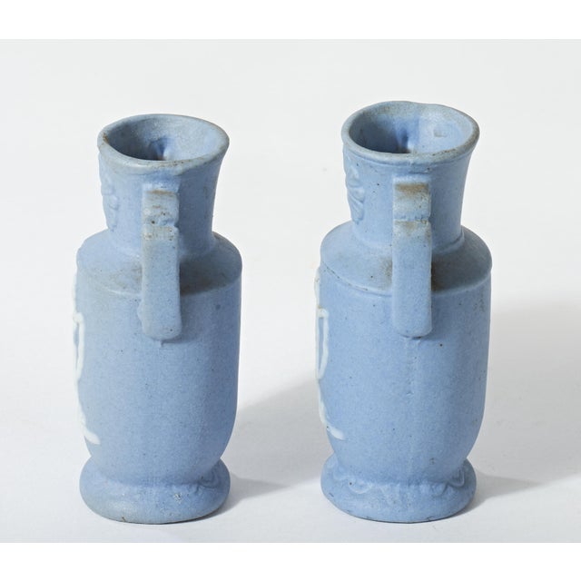 Miniature Antique Wedgwood Replica Greek Vases From Occupied Japan For Sale - Image 4 of 6