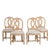 Set of Four 18th C. Swedish Gustavian 'Model' Chairs in Original Paint For Sale