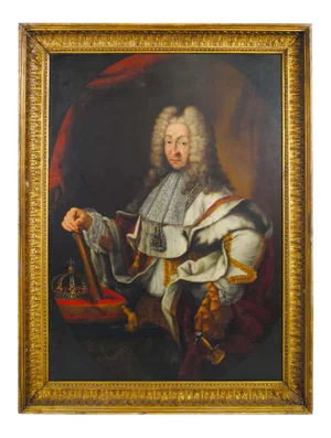 Large Oil Portrait of Victor-Amédée King of Sardinia
