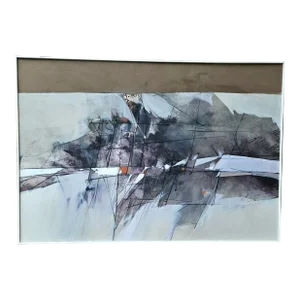 Don Louthian Original Acrylic on Canvas, Yanshan Mountains, China, 1989