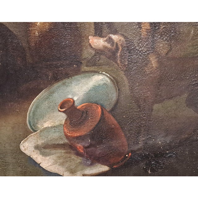 Noah's Sacrifice After the Flood, Oil on Canvas, 17th-18th Century For Sale - Image 6 of 10