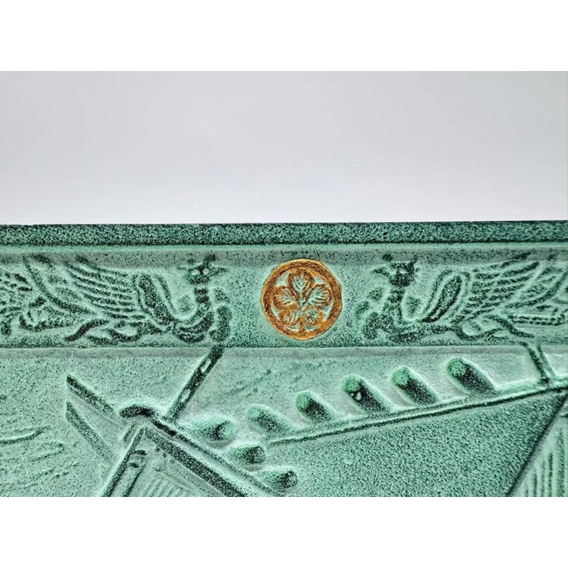 Late 20th Century Vintage Japanese Inkstone Screen For Sale - Image 5 of 7