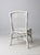 Wood Vintage American White Wicker Chair Circa 1930s - 1940s For Sale - Image 7 of 13