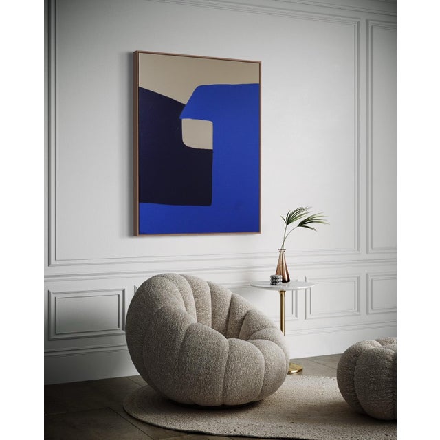 Bodasca, Abstract Blue Set, 2026, Acrylic on Canvas For Sale - Image 4 of 12