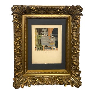 Mid-Century "Le Pot De Fleurs" by Georges Braque, Signed Limited-Edition Collotype For Sale