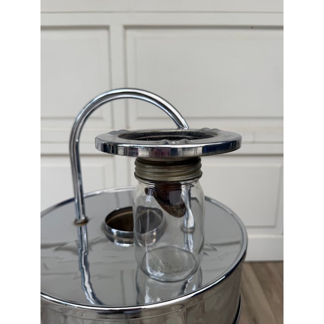Metal 1930s Art Deco "Smokador" Chrome Smoking Stand/Side Table For Sale - Image 7 of 14