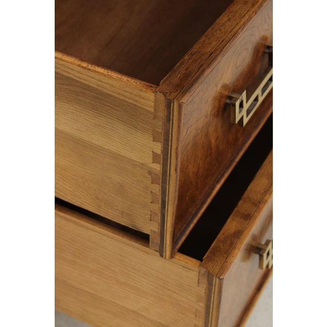 Century Chinoiserie Style Burlwood Armoire For Sale In Philadelphia - Image 6 of 13
