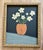 2020s Large Original Vintage Framed Primitive Floral Bouquet Painting For Sale - Image 5 of 6