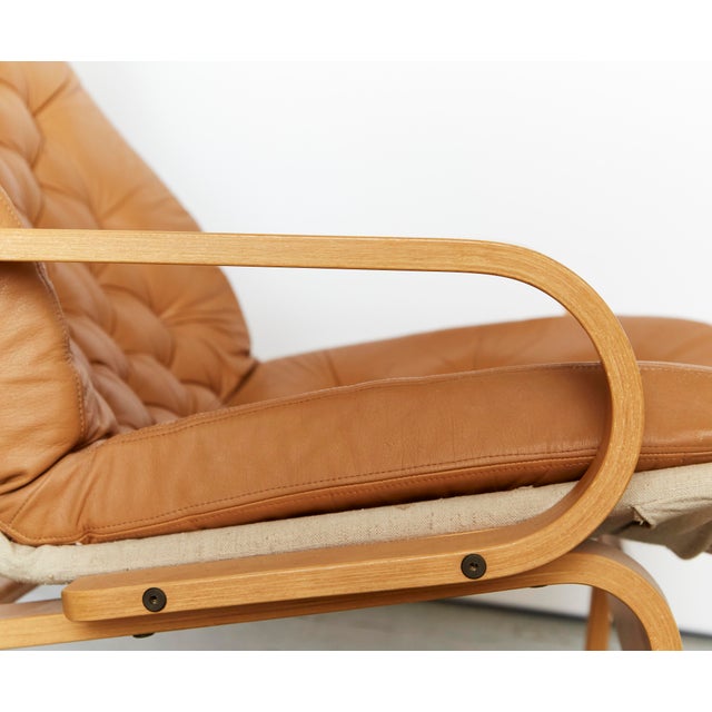 Set of Poem Chair and Ottoman by Nobuo Nakamura for Ikea, 1980s For Sale - Image 12 of 18