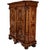 Baroque Antique Baroque Walnut Cabinet with Pilasters, Corinthian Capitals and Inlays, Vienna, Austria, 1750s For Sale - Image 3 of 18