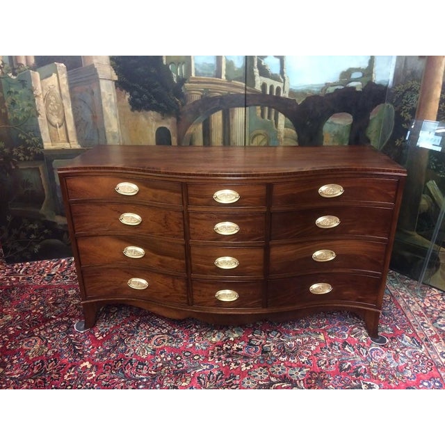 Brown Vintage Dresser, Henredon Heritage Furniture For Sale - Image 8 of 15