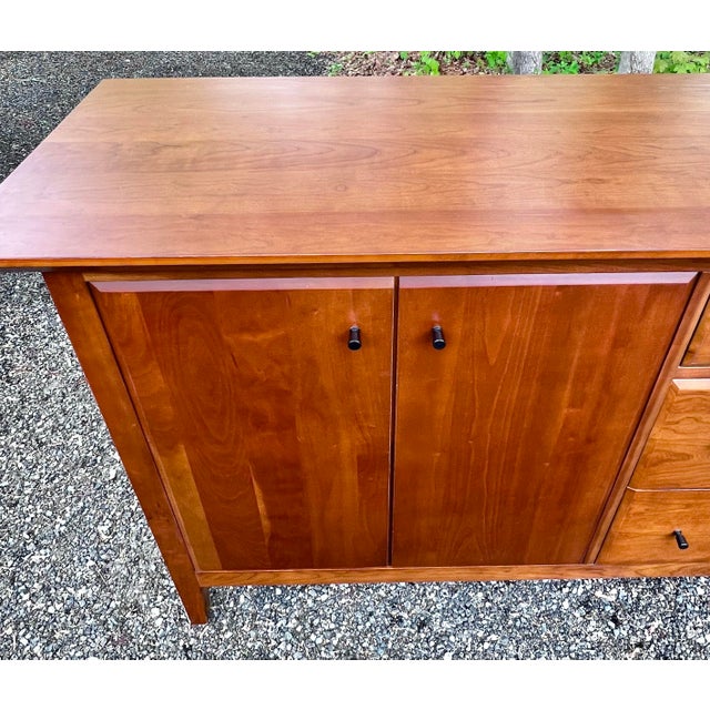 Shaker Style Solid Cherry Credenza / Sideboard For Sale - Image 9 of 10