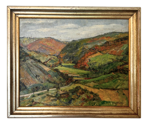 Paul Dahlen, View Into the Wisper Valley, 1934, Oil on Canvas