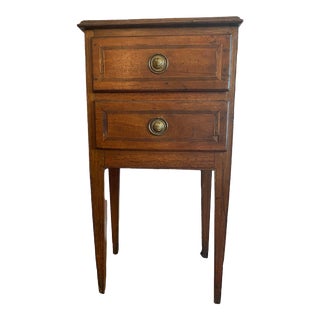 Antique Country French 1825 Side Table Nightstand For Sale
