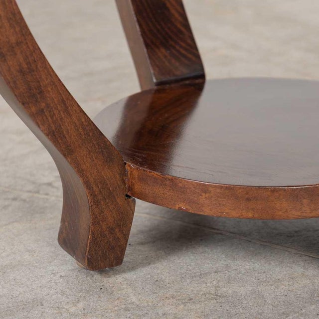Brown 1930s French Art Deco Center Table For Sale - Image 8 of 11