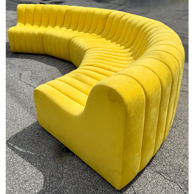 Kwok Hoi Chan for Steiner, sectional sofa, model "chromatic", Kvadrat fabric, France, 1970. This Chromatic sofa was...