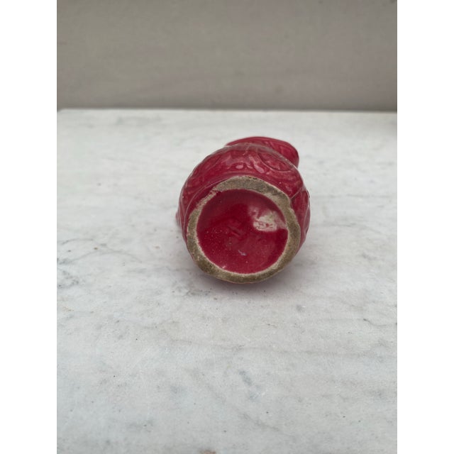 1900 - 1909 Small French Majolica Pitcher Creamer Circa 1900 For Sale - Image 5 of 5