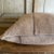 Blush Custom Hand Made Wool Pillow With Stripes Includes Down Feather Insert For Sale - Image 8 of 9