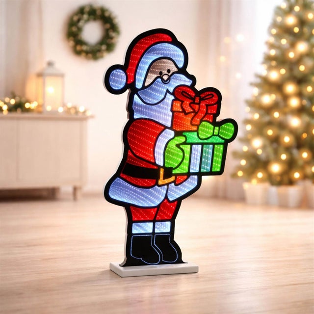 Contemporary Santa with Presents Ekkolight 25"H For Sale - Image 3 of 4