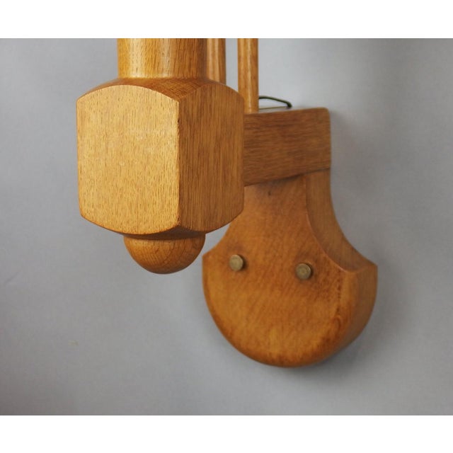 Black Wall Lights attributed to Guillerme and Chambron for Votre Maison, 1950s, Set of 2 For Sale - Image 8 of 10