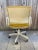 Mid-Century Modern Vintage Mid-Century Steelcase Yellow Rolling Office Desk Arm Chair For Sale - Image 3 of 13