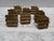 Vintage Whimsical Brass Apple Barrel Napkin Rings, Set of Eight For Sale - Image 9 of 9