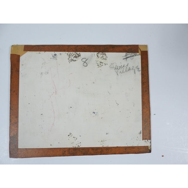 Small Mid 20th Century Samuel Adler Abstract Painting For Sale - Image 4 of 7