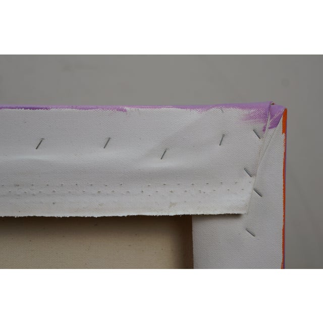 Betty Anglin Smith 1998 Ashepoo Marshland Oil Painting on Canvas 50" For Sale - Image 10 of 11