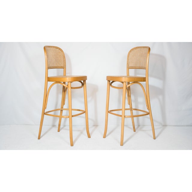 Vintage Hoffmann Bentwood '811' Bar Stools by Fmg Chairish