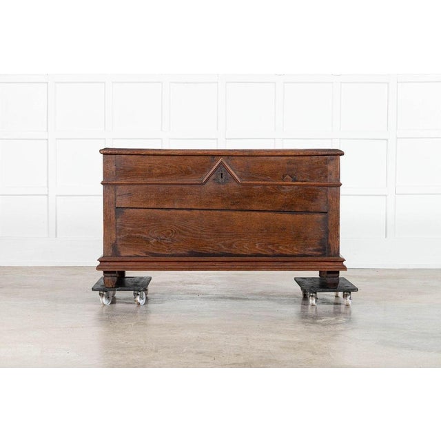 Late 19th Century Large French Fruitwood Coffer, 1870s For Sale - Image 5 of 16