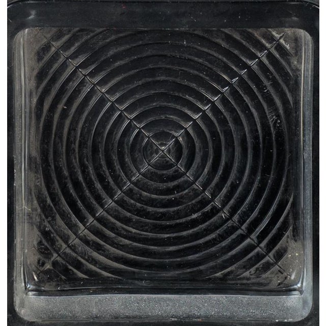 1960s Vintage Geometric Opaque Glass Ashtray from Fidenza, Italy, 1960s For Sale - Image 5 of 6