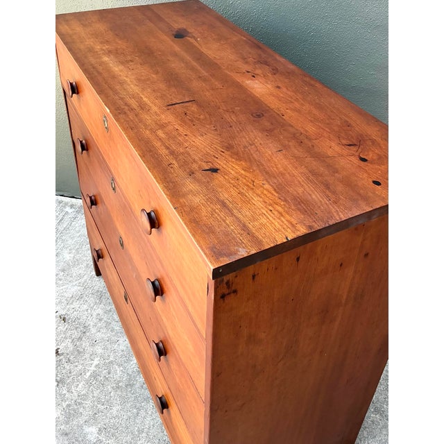 Vintage Shaker Style Four Drawer Dresser For Sale In West Palm - Image 6 of 12