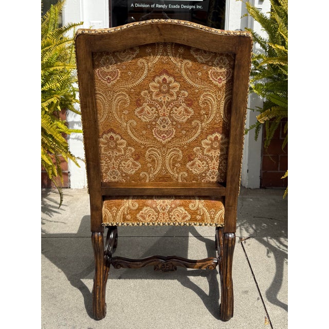 1990s 18th C Style Panache for Michael Taylor Barcelona Side Chair - 1 of 6 For Sale - Image 5 of 5