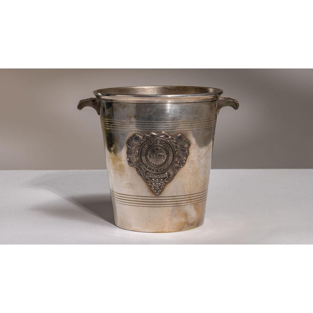 Mid 20th Century France Gold Silver Ice Bucket For Sale - Image 11 of 15