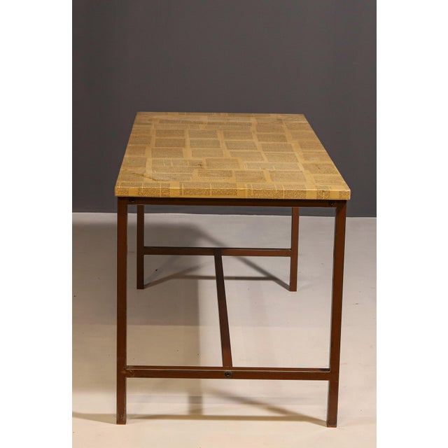 Vintage Industrial Eastern Bloc Kitchen Table, Czechoslovakia, 1950s For Sale - Image 4 of 6