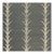 Sample - Schumacher X Celerie Kemble Acanthus Stripe Sisal Wallpaper in Shadow For Sale