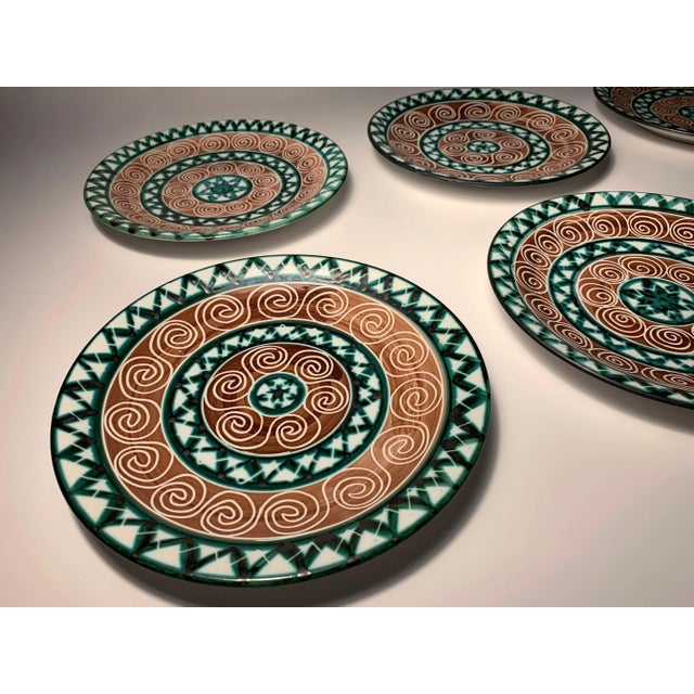 Mid 20th Century Robert Picault Set of 6 Plates For Sale - Image 5 of 8