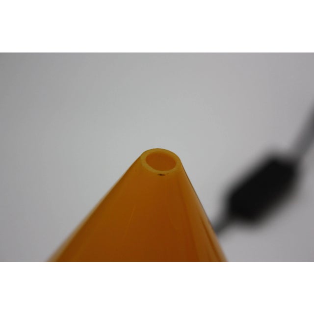 Acrylic 'Cone' Fixtures by Verner Panton for Polythema - Set of 4 For Sale In New York - Image 6 of 11