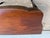 Brown Antique Federal Style Mahogany Fold Top Console Card Table For Sale - Image 8 of 17