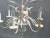 Hollywood Regency Floral Chandelier, 1970s For Sale - Image 4 of 10