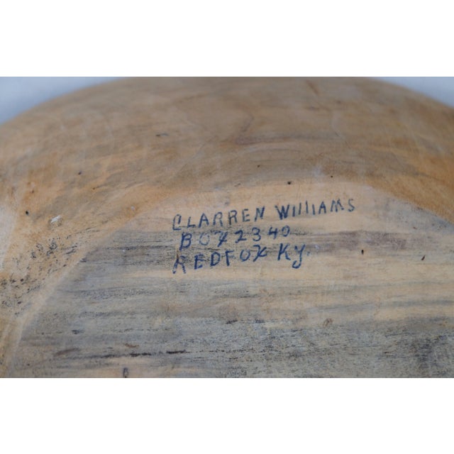 Early 20th Century Carved Wooden Trencher Dough Bowl Fruit Centerpiece Trough For Sale - Image 11 of 13